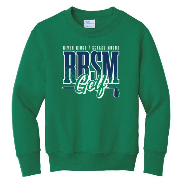 RRSM Golf 2026 - Youth Core Fleece Crewneck Sweatshirt Thumbnail